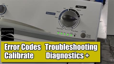 kenmore troubleshooting